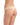 Commando original beige raw-cut thong in seamless Italian microfiber with no VPL, elastic, or trim for invisible everyday wear.
